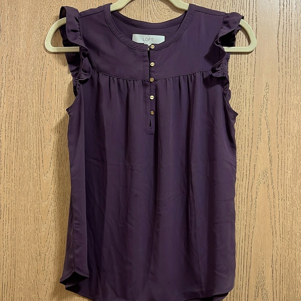 Purple Loft Sleeveless Blouse
